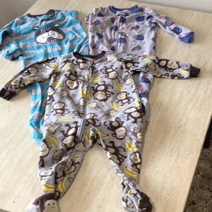 3T Lot Carter’s Fleece PJ’s